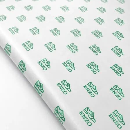 100 folhas de papel de seda personalizado
